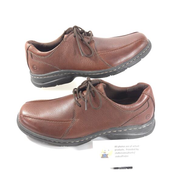 Dunham by New Balance Lace Up Leather Shoe Mens Size 9.5 D MCE741SB Brown - Picture 5 of 9